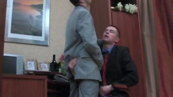 Gay office anal sex scene