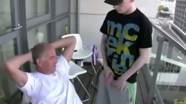 Grandfather and grandson