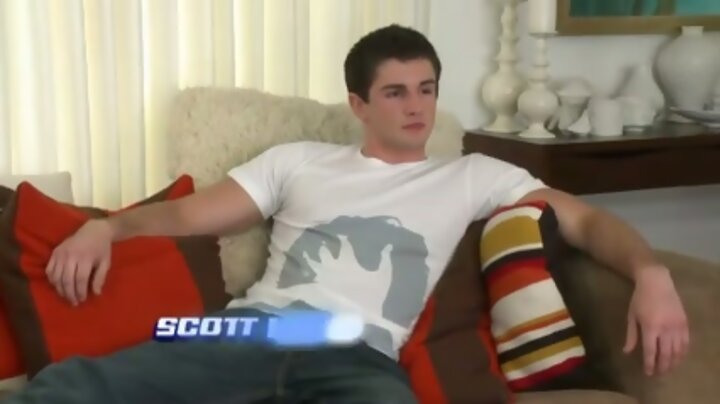 A lad touching himself