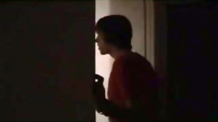French teen boy discovers a burglary