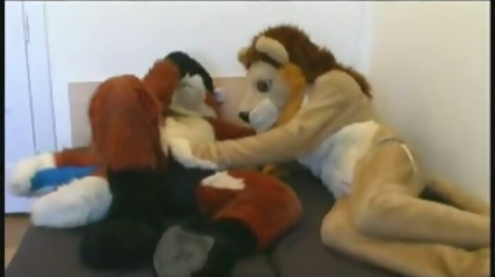 Lion and fox