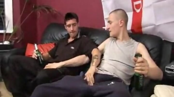 Drinking and banging English twinks