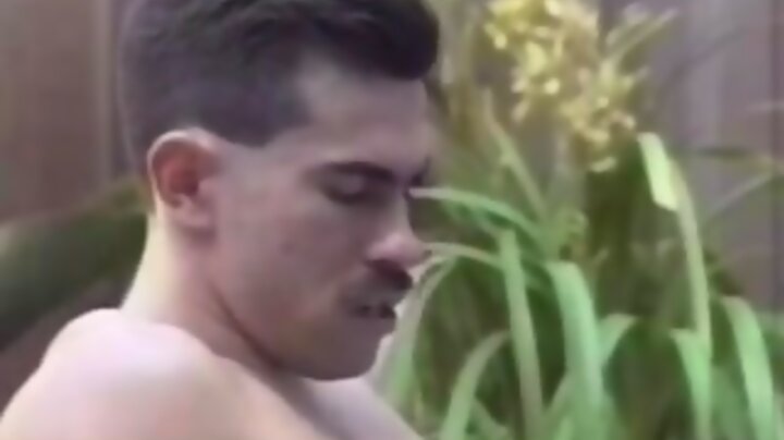 Mustache man fucks poolboy