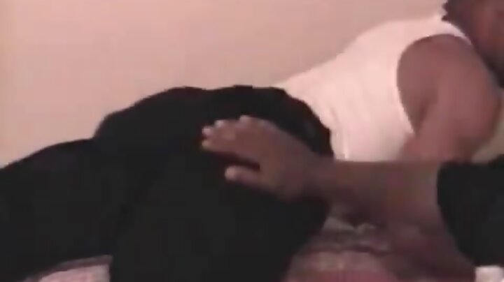 Ebony dudes do a knocking off