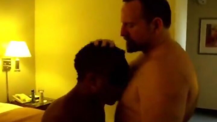 Daddy fucks black cutie