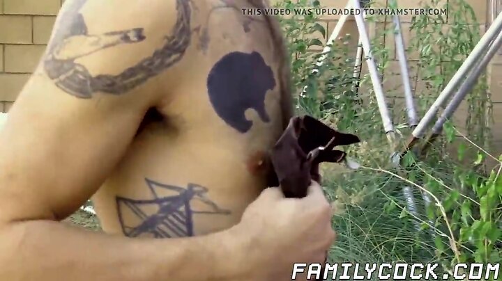 Inked Hillbilly Barebacks Homo Delinquent Stepson