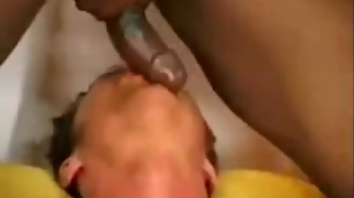 Ebony Dude Using White Dude As A Fuck Dildo