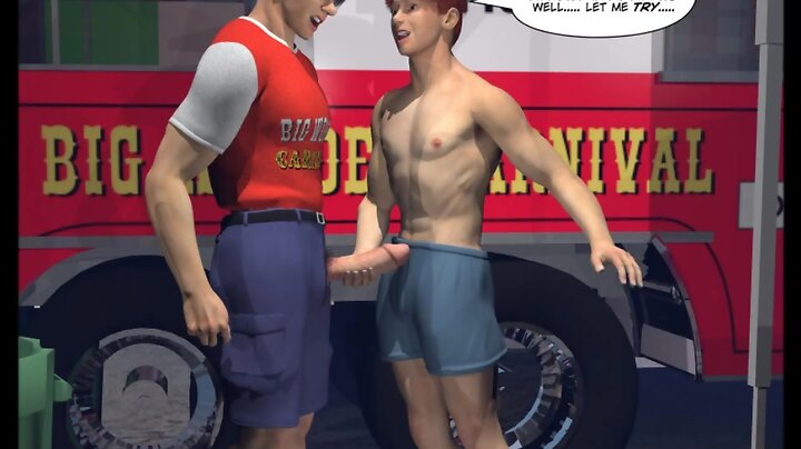 Charlie At The Carnival: 3d Gay Cartoon Anime Hentai Comics