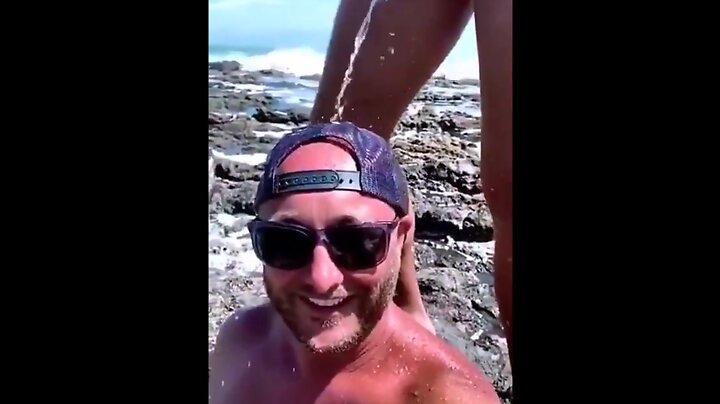 Gay fun at beach