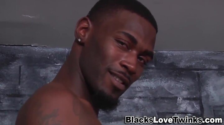 White guy gets bbc in butt