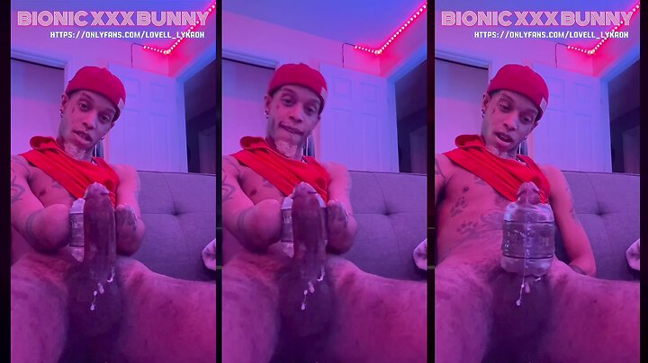 Bionicxxxbunny: a solo adventure of handjob and fetish with a titanic prick teenager