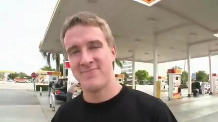 Reality porn at gas station