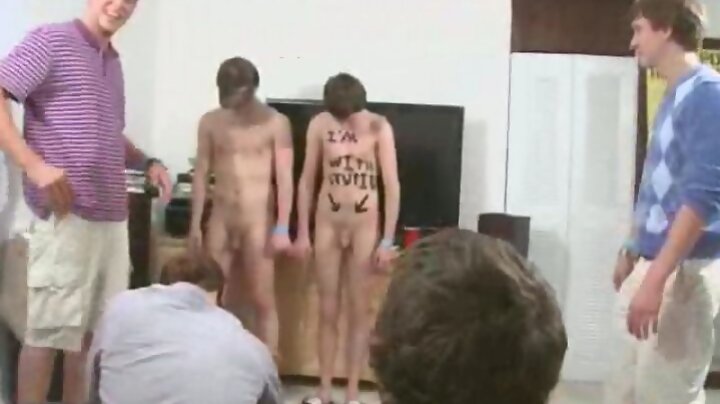 Gay hazing on pledges